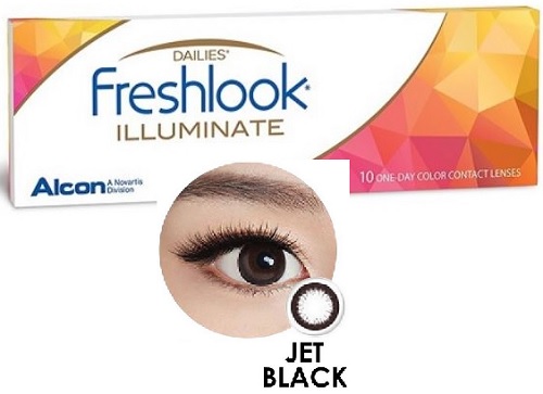 Freshlook illuminate ( Jet Black ) by Alcon - while stocks last!